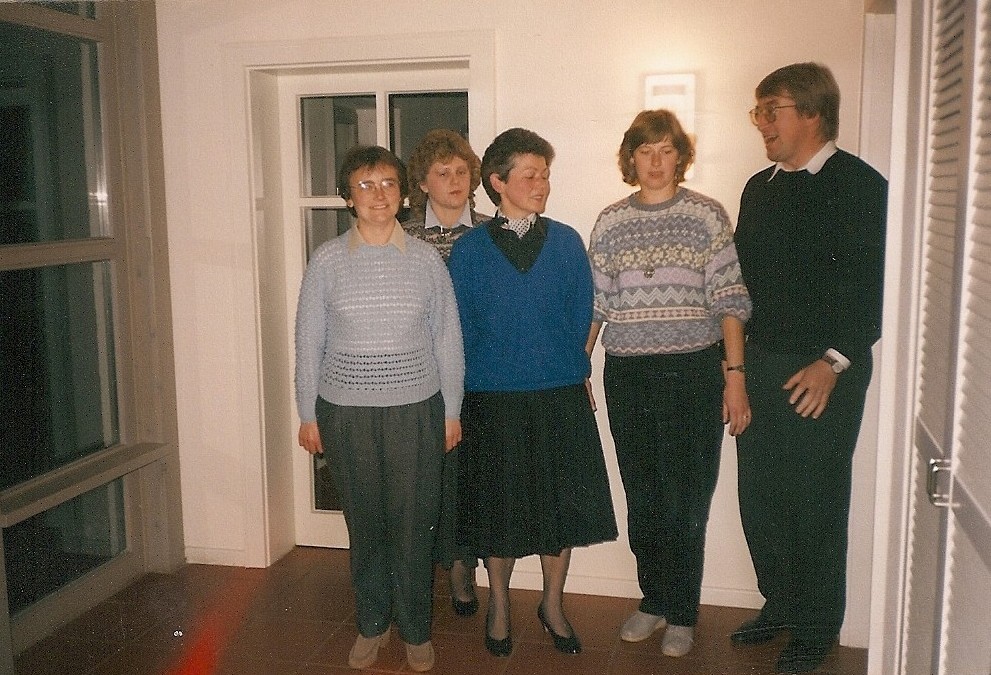 von links: C. Schmidt, S. Miehling, M. Albrecht, M. Buchberger, Pf.R. Distler